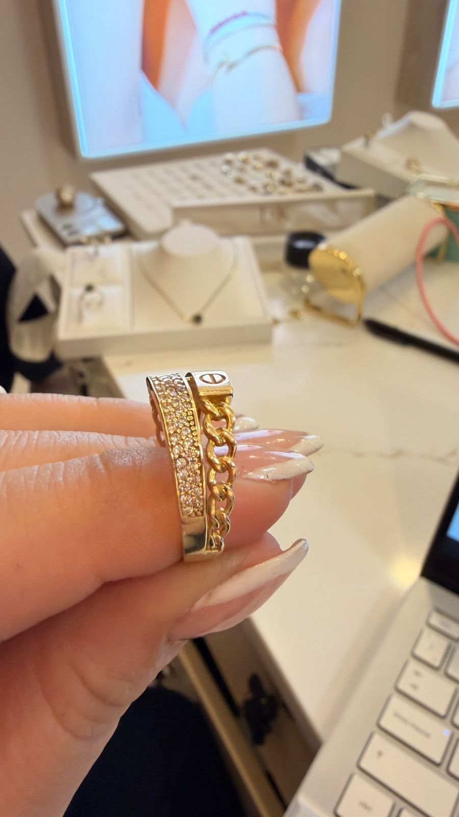 ANILLO CARTIER 14K 3.2GR